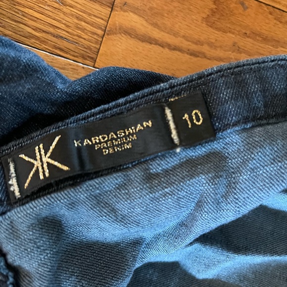 Kardashian denim jumpsuit size 10 - Picture 3 of 3